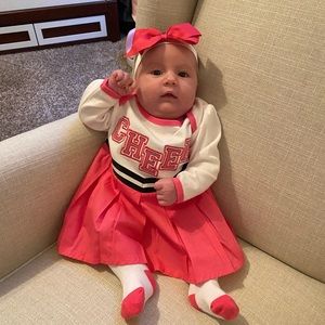 Starting Out 4 Piece Cheerleader Costume- 6mo